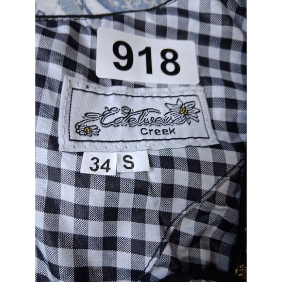 Edelweiss Creek Womens size Small Oktoberfest Dirndl Embriodered Milkmaid Dress - Picture 10 of 13